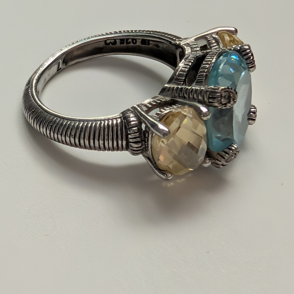 Judith Ripka 925 ring - Picture 3 of 6